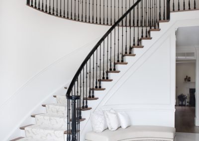 grand foyer stairs after redesign